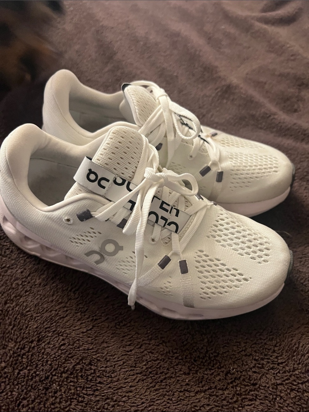 On Cloud White CloudSurfer Women's Running Shoes Sneakers 7